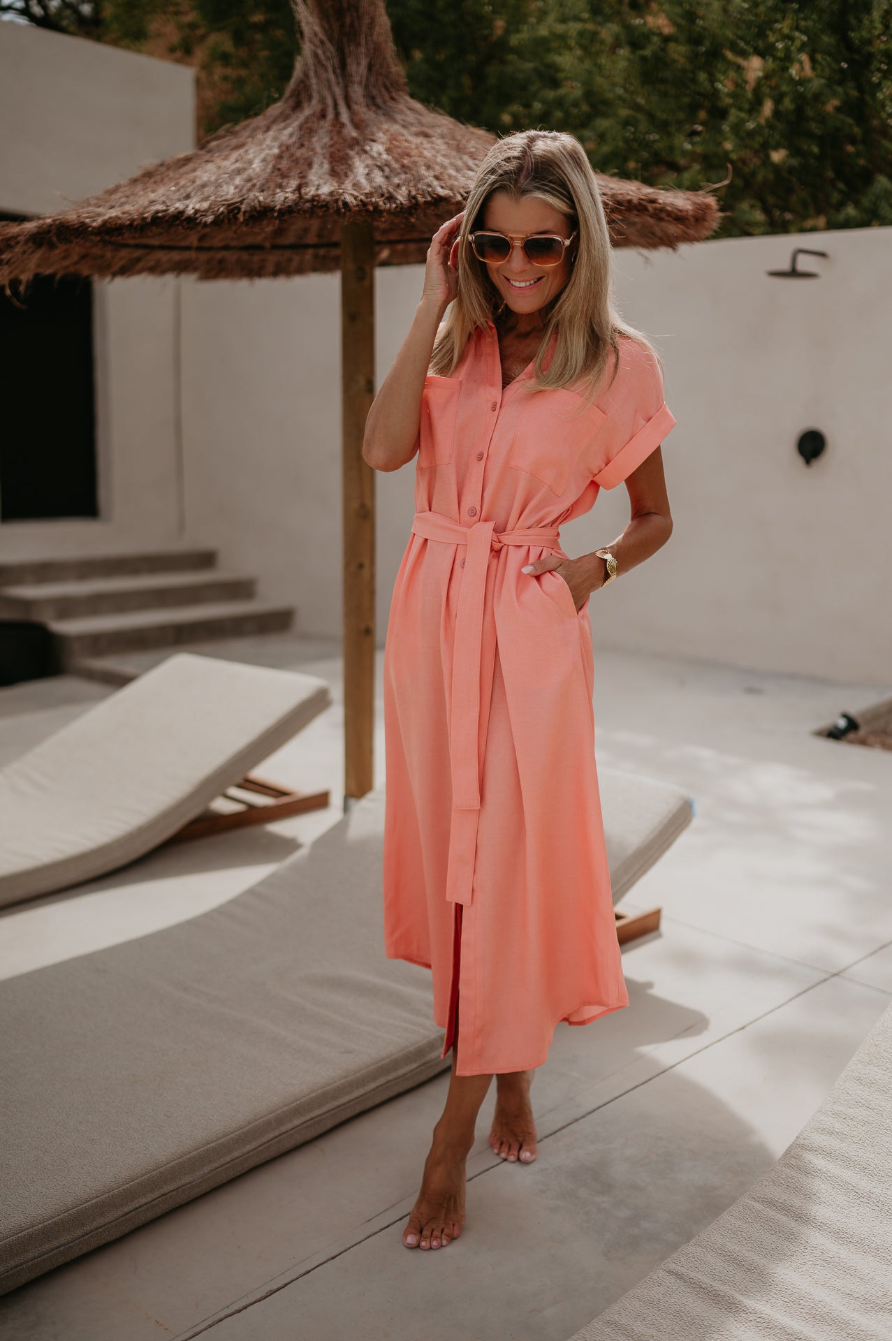 Inetto dress I Peach