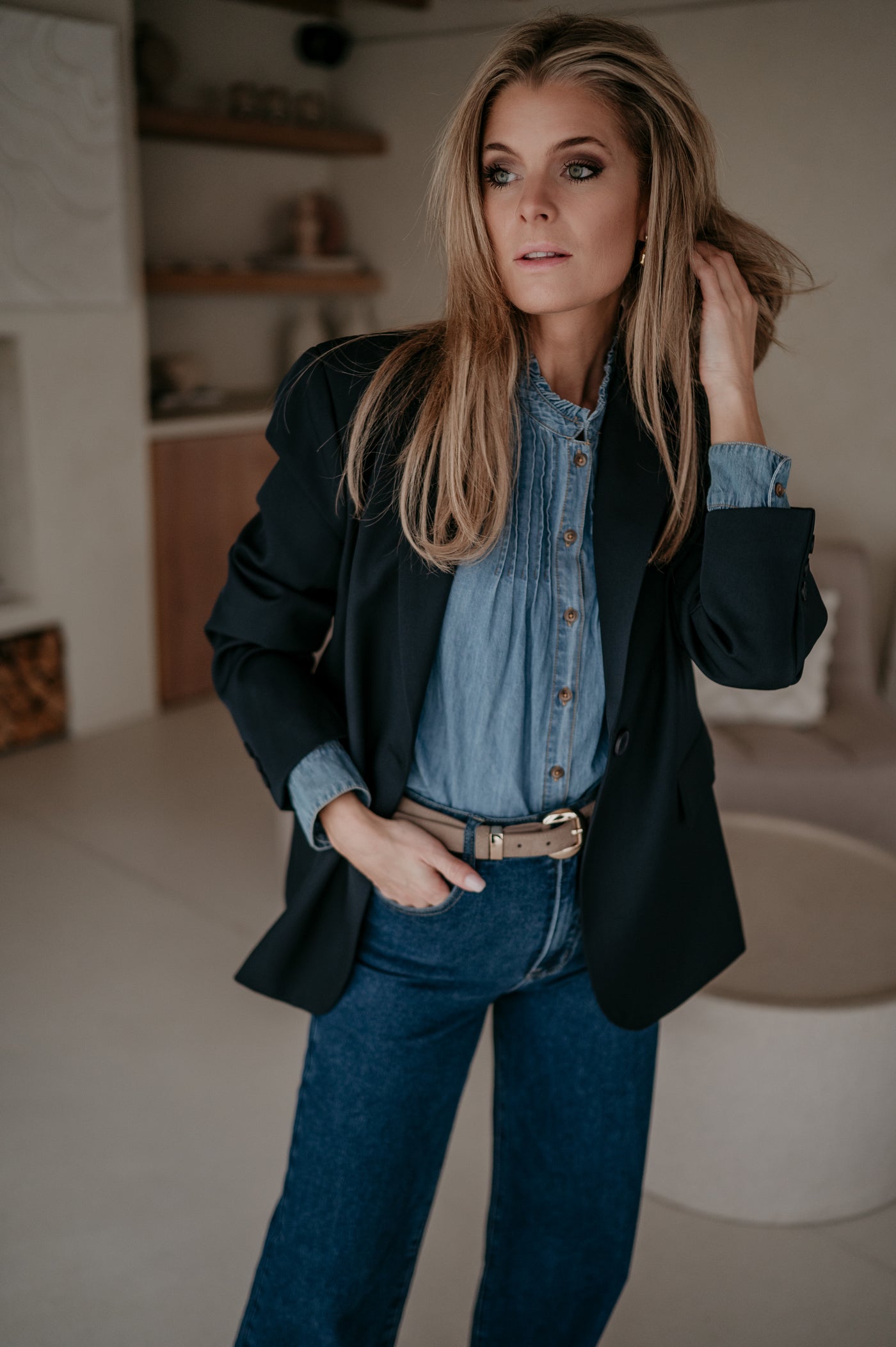 Urticante blazer I Navy Blue