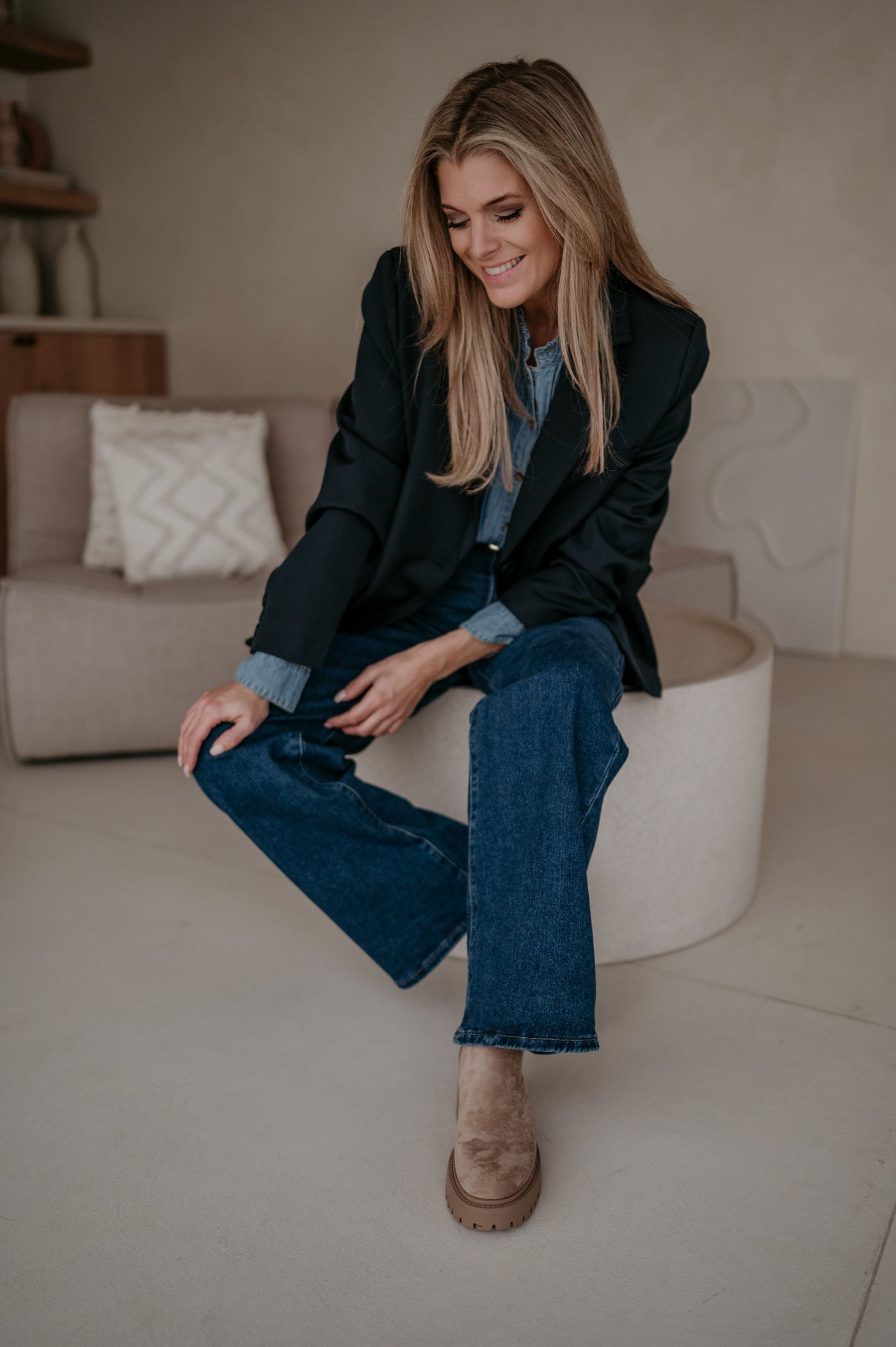 Urticante blazer I Navy Blue