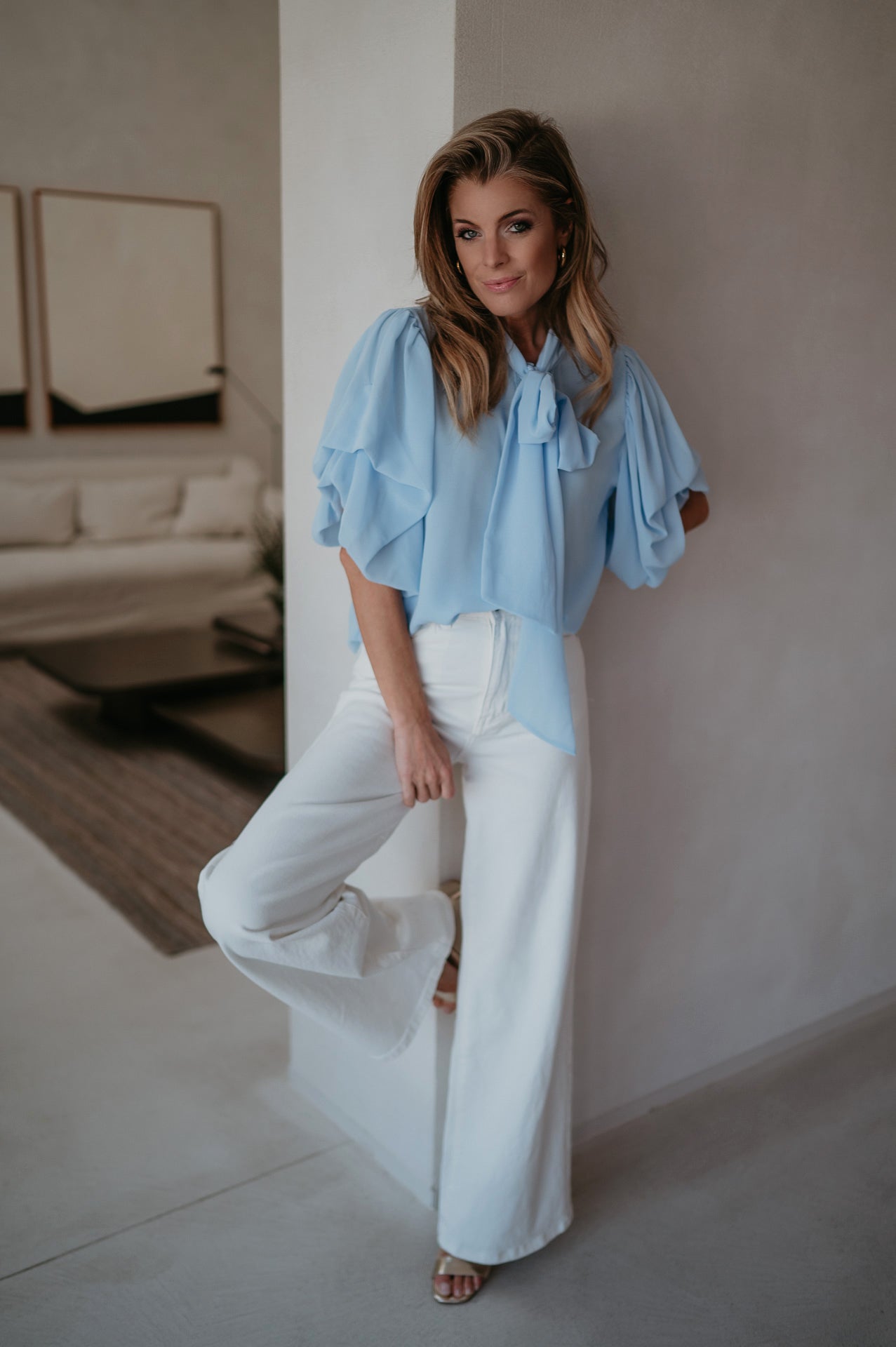 Ruvido blouse I Blue