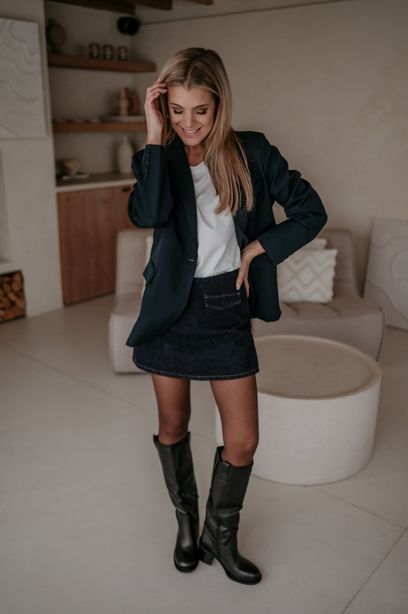 Urticante blazer I Navy Blue