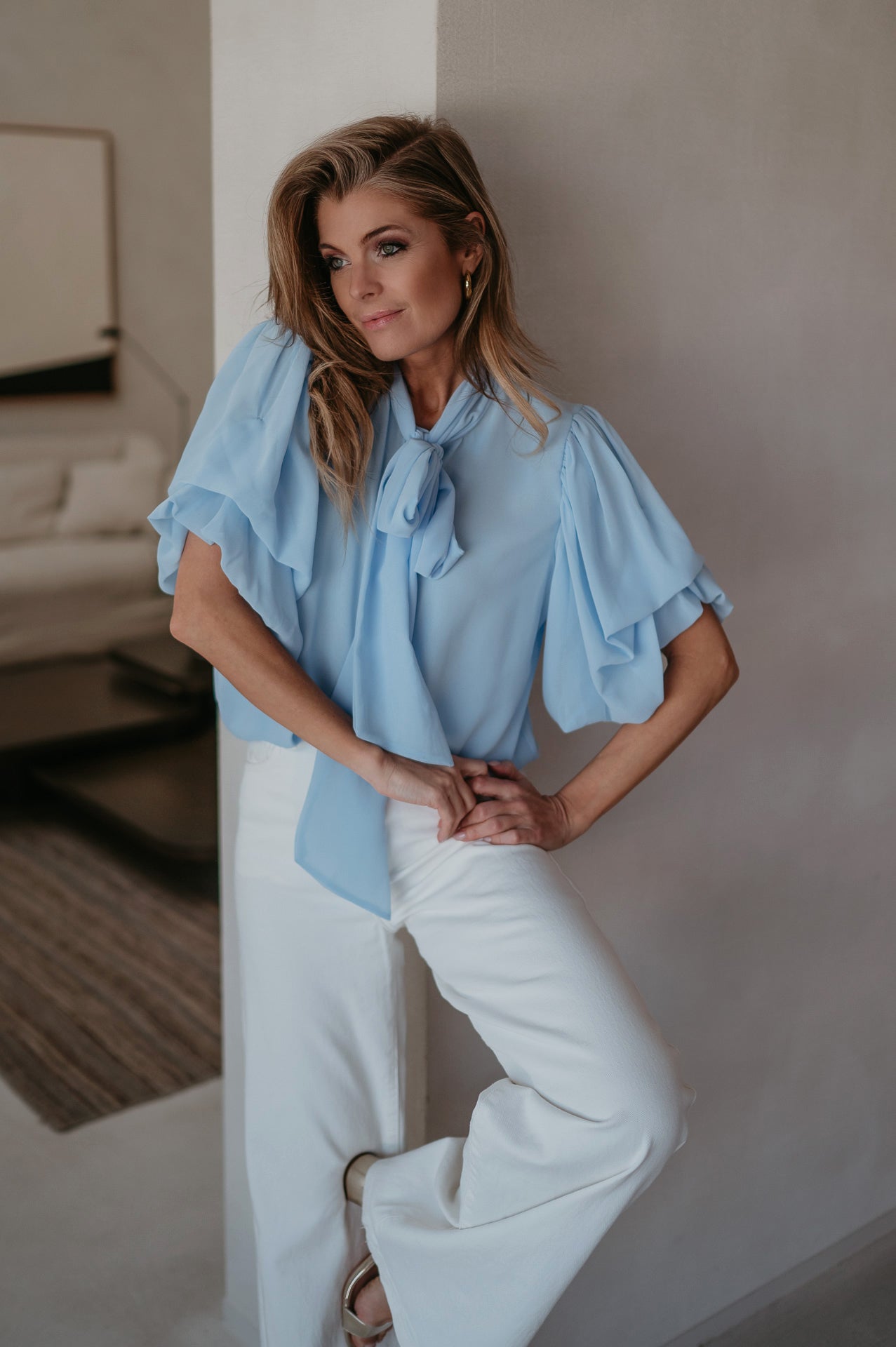 Ruvido blouse I Blue