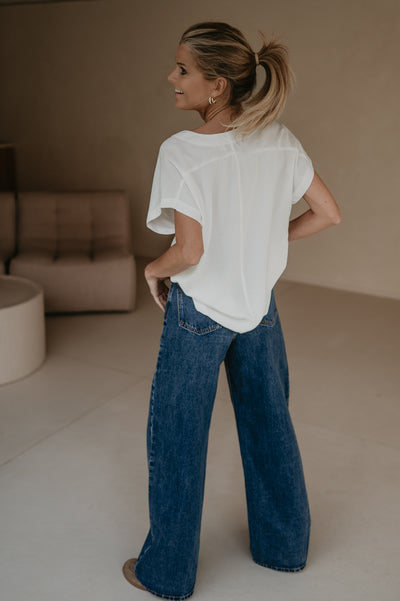 Inclina t-shirt I Ecru