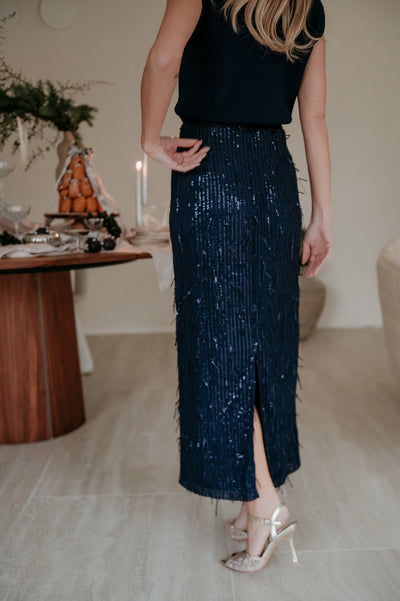 Stenze skirt I Navy Blue