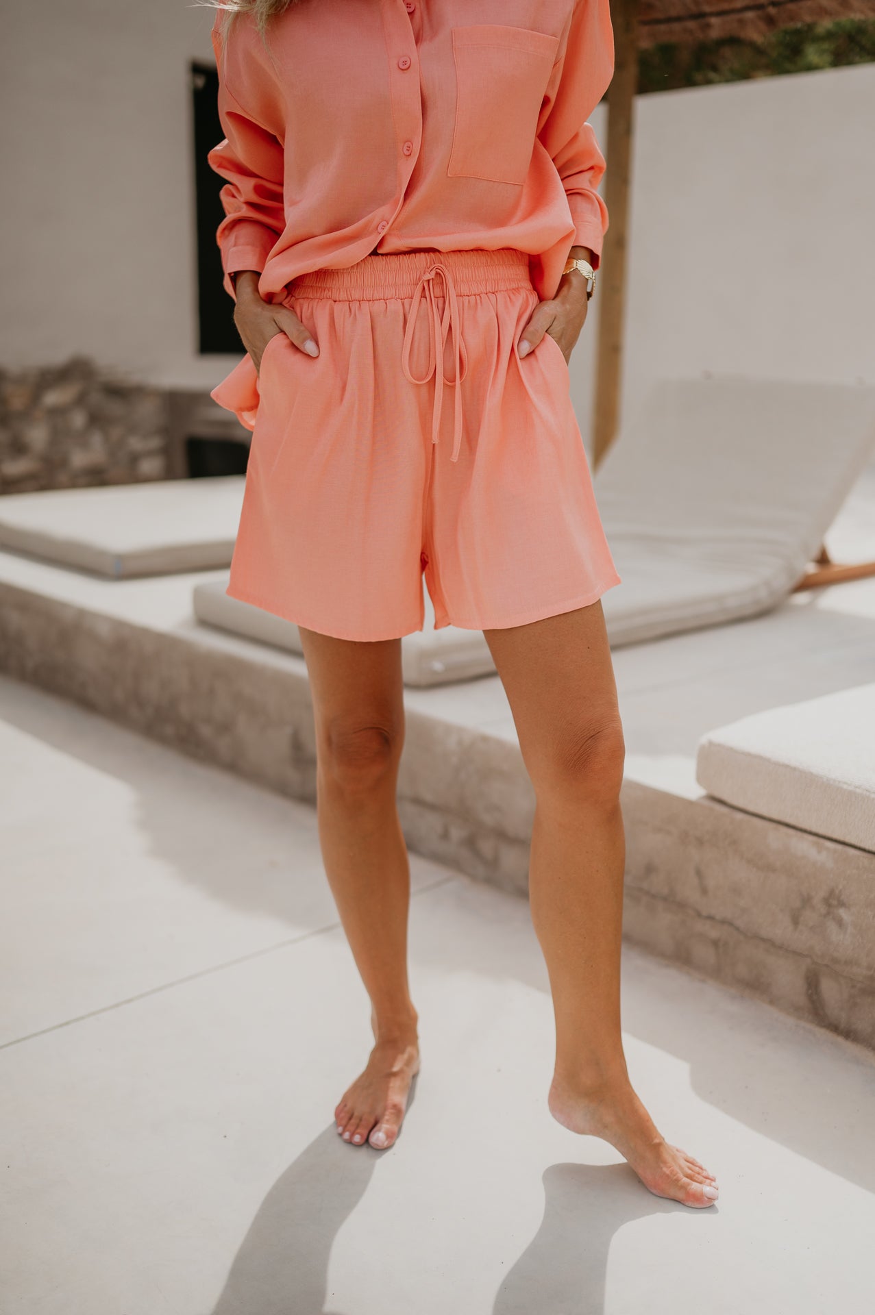 Ritiene short I Peach