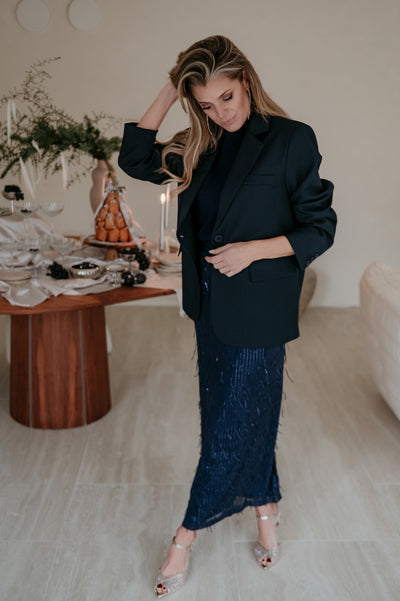 Urticante blazer I Navy Blue