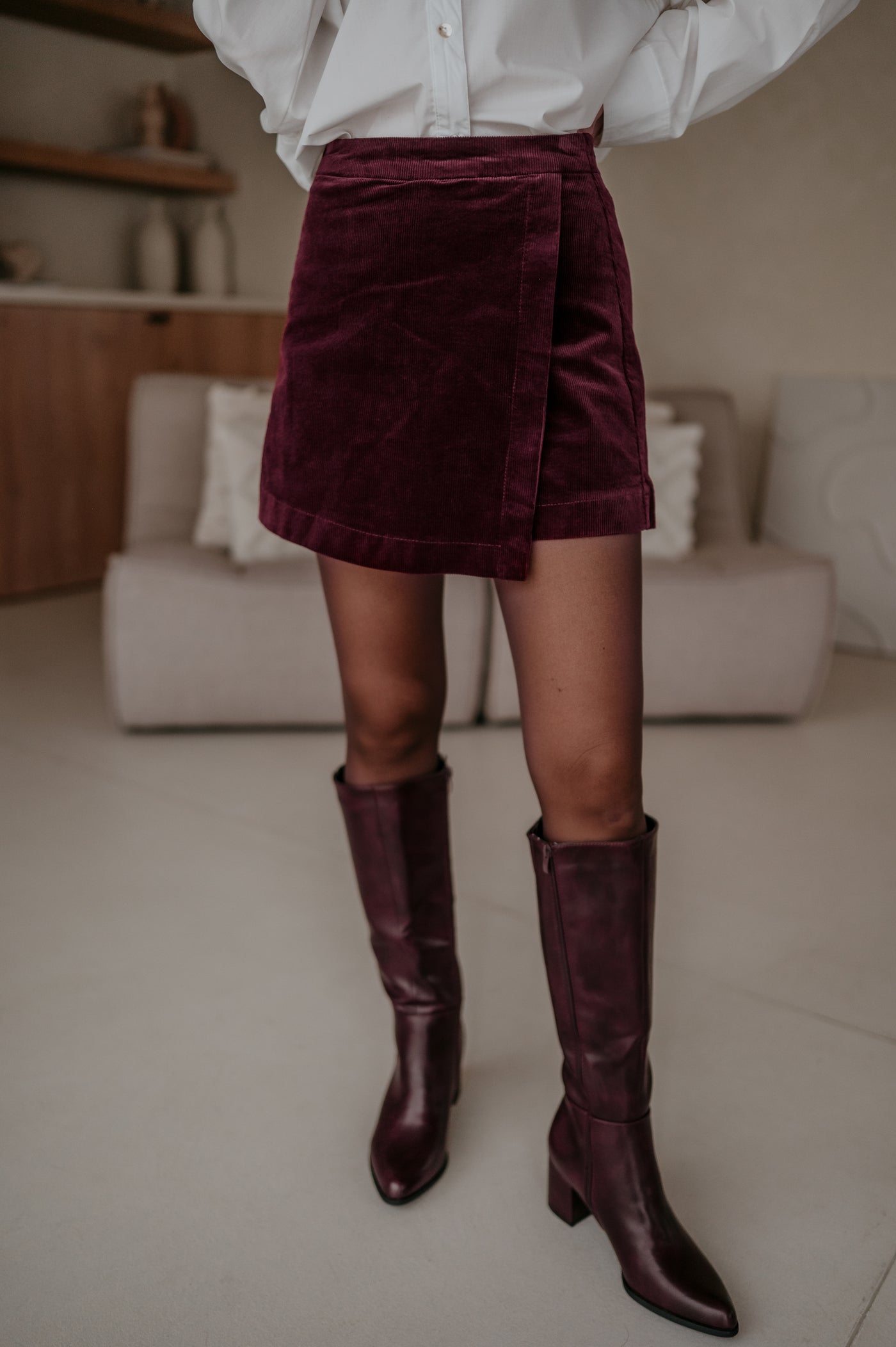 Folgore skort I Bordeaux