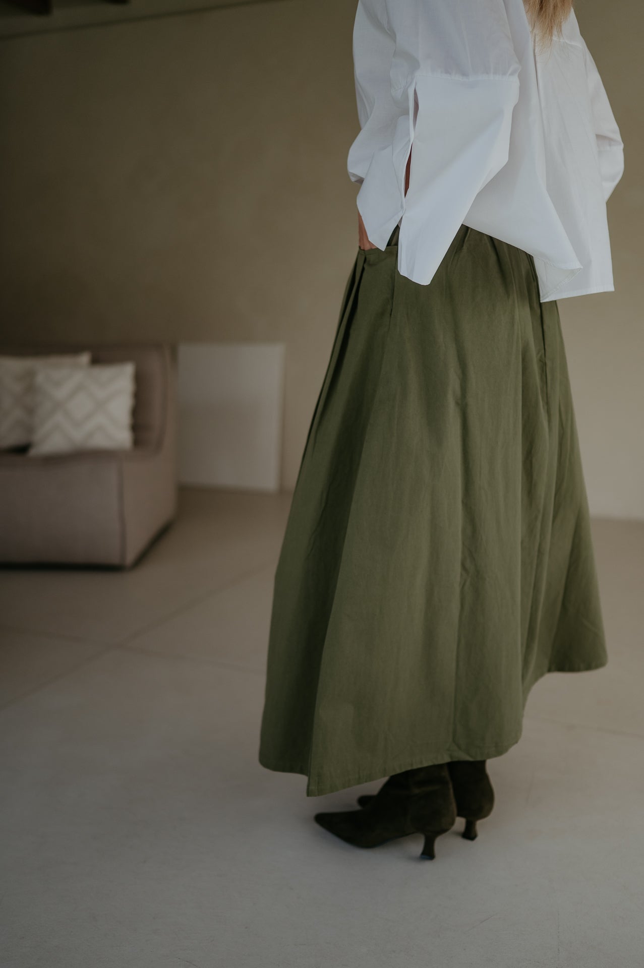Cugina skirt I Khaki