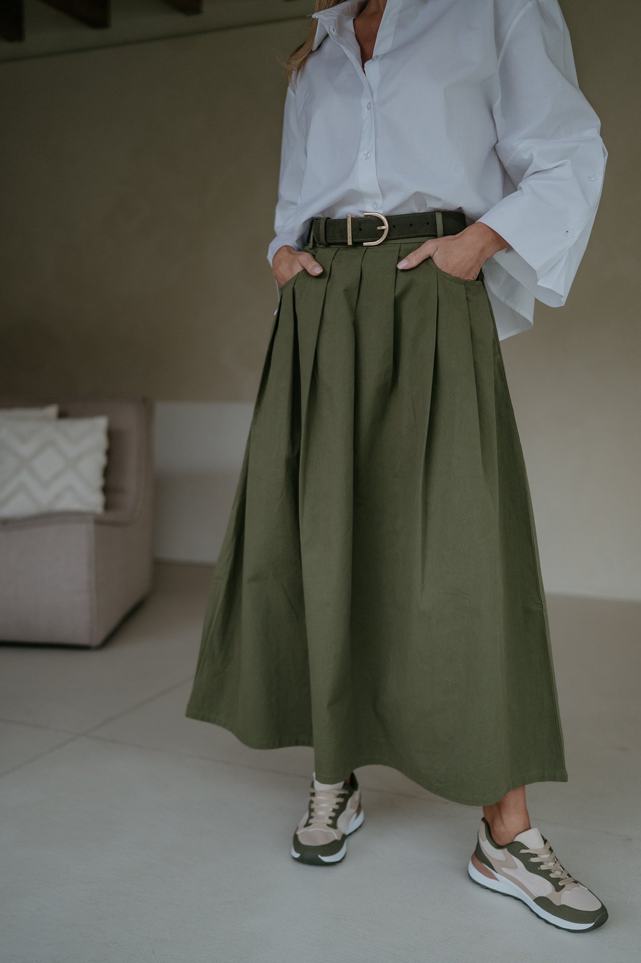 Cugina skirt I Khaki