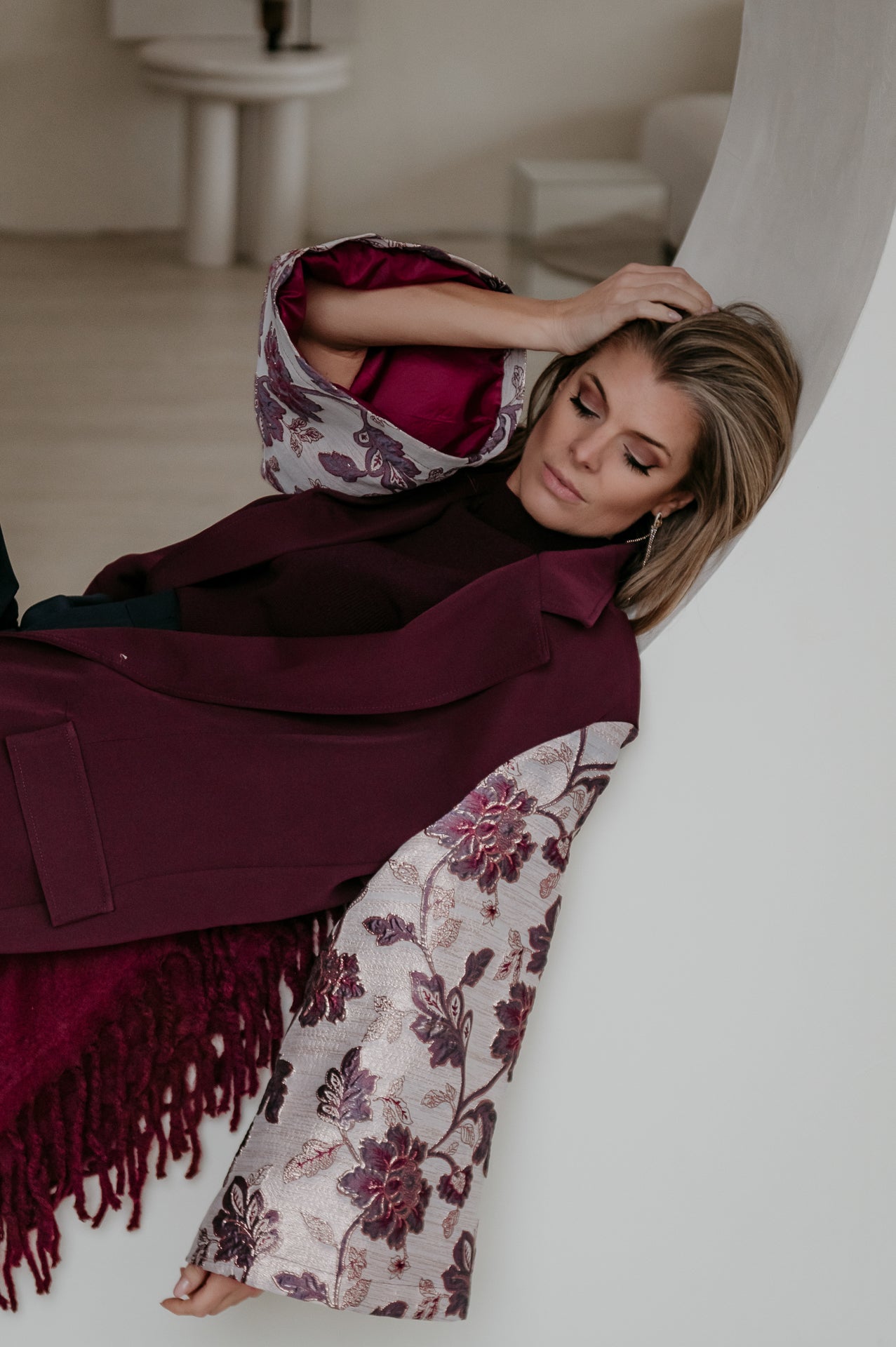 Ginure blazer I Bordeaux Rose