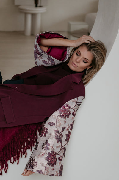 Ginure blazer I Bordeaux Rose