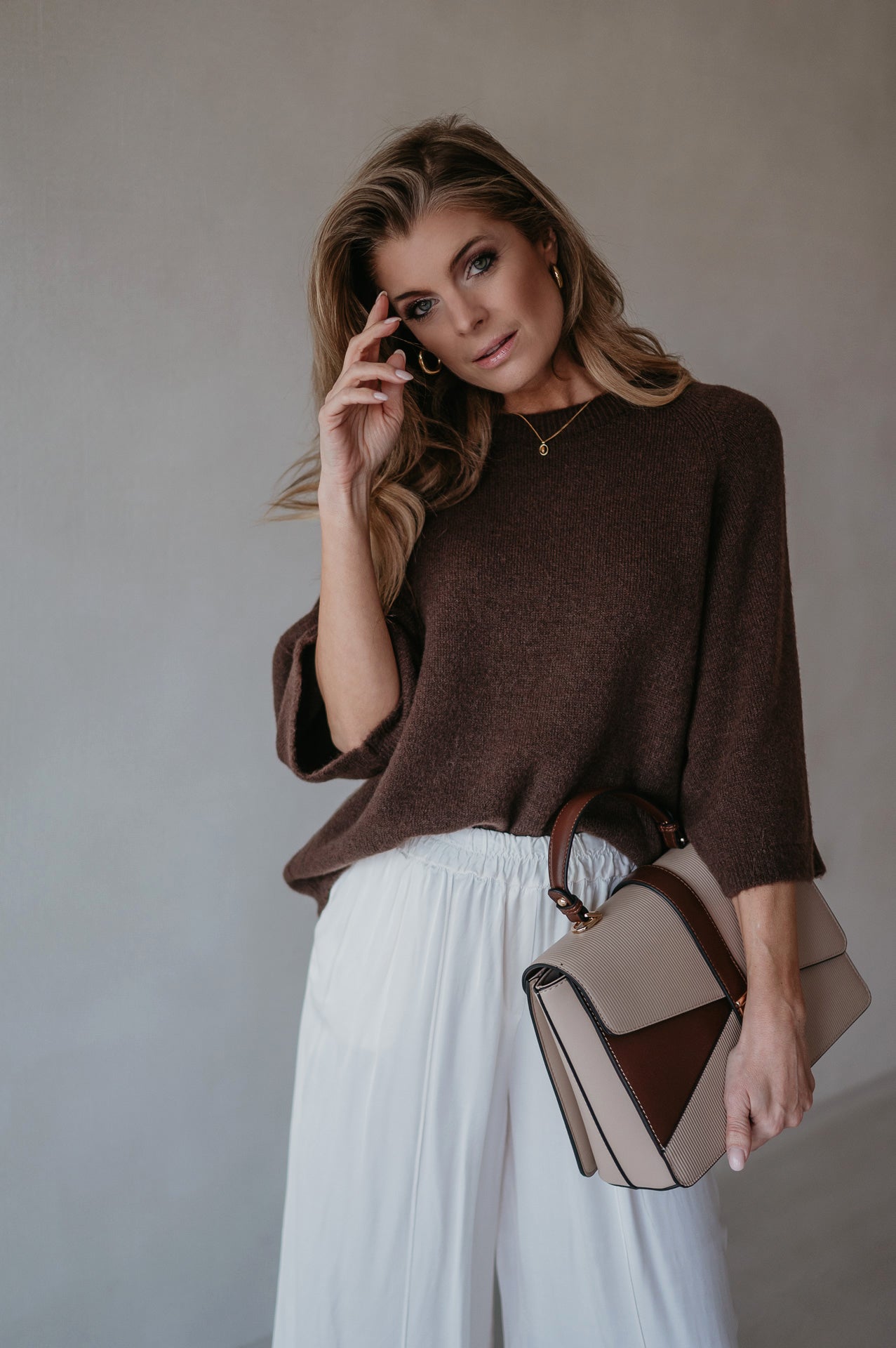 Alloro knit I Chocolate Brown