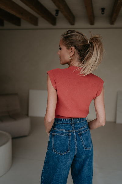 Velando top I Terracotta