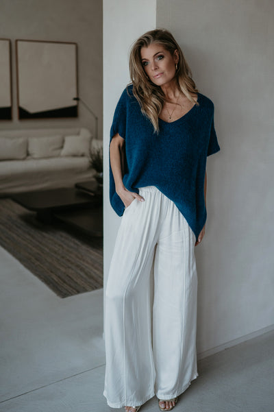 Pomata knit I Blue
