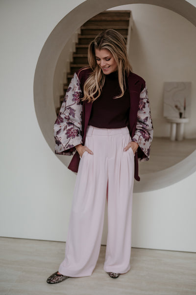 Ginure blazer I Bordeaux Rose