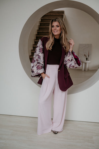 Ginure blazer I Bordeaux Rose