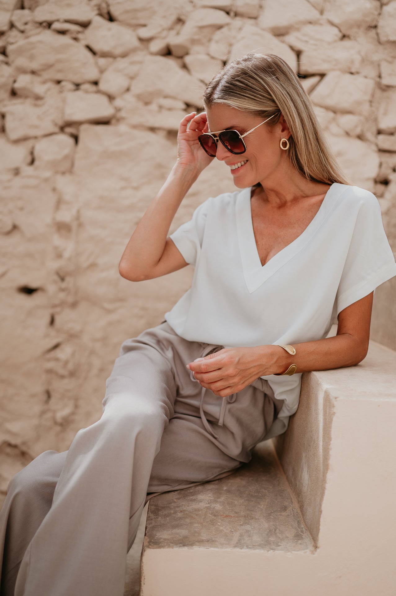 Segue trousers I Beige