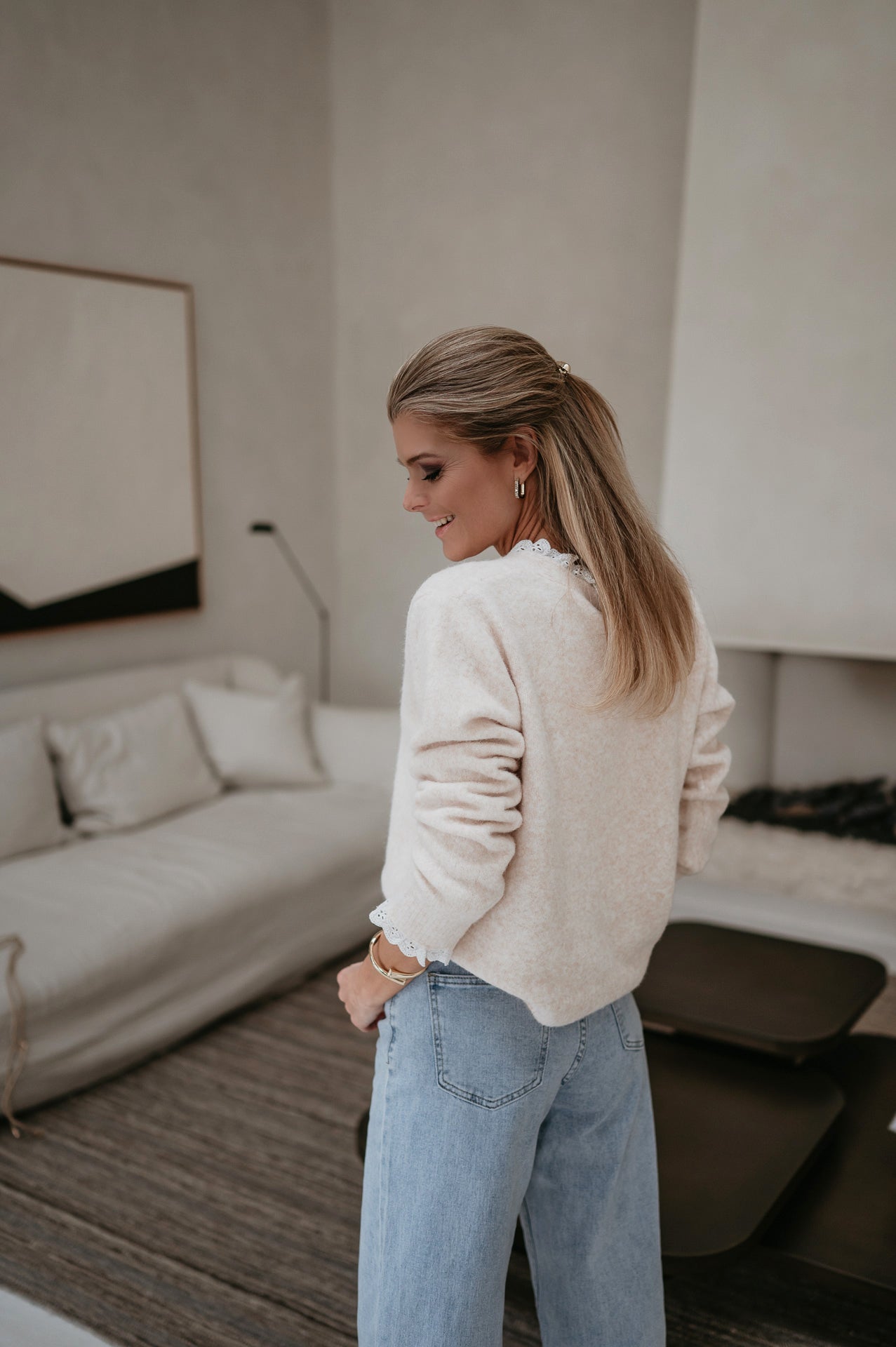 Scusa cardigan I Beige