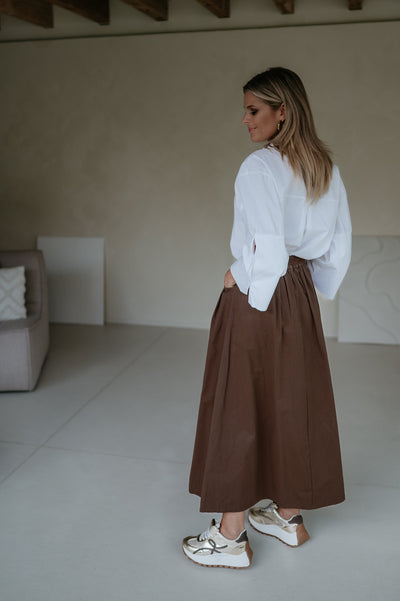 Cugina skirt I Coffee