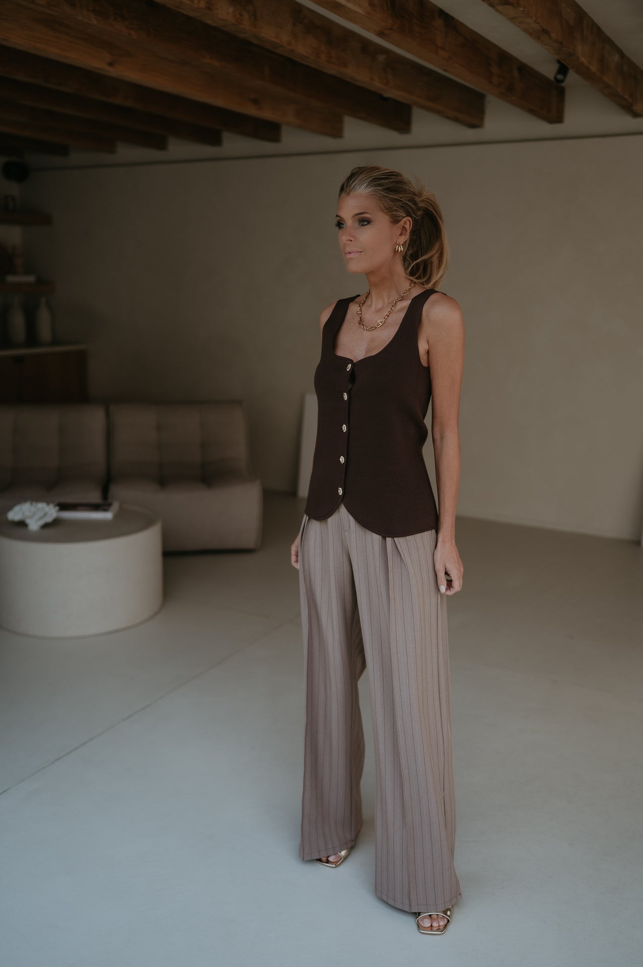 Grovigli top I Chocolate Brown