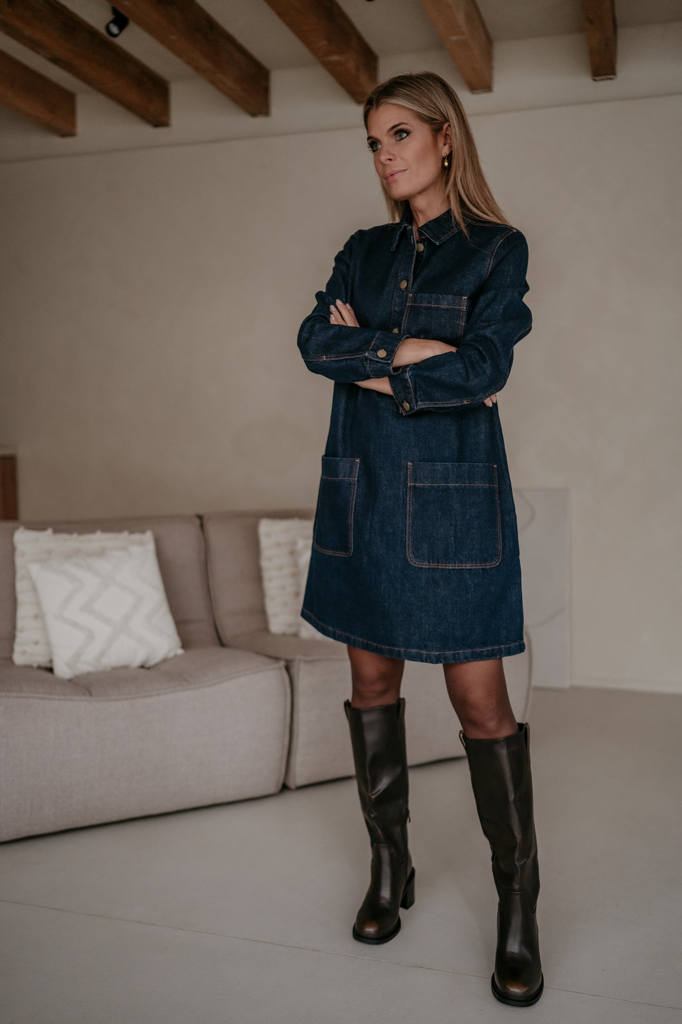 Disperato dress I Dark Blue