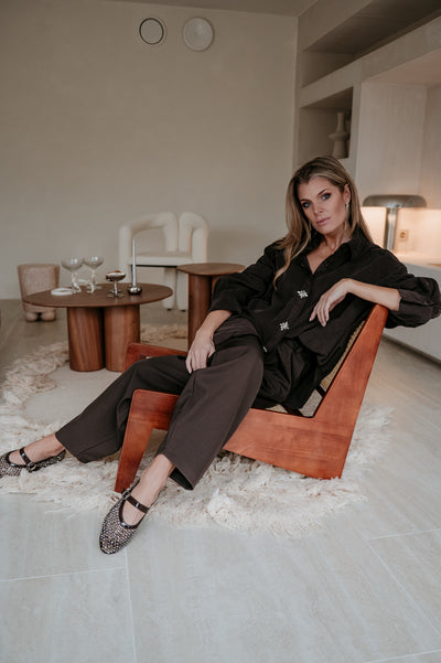 Lieva shirt I Chocolate Brown