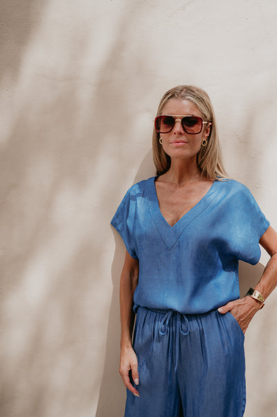 Inclina t-shirt I Blue