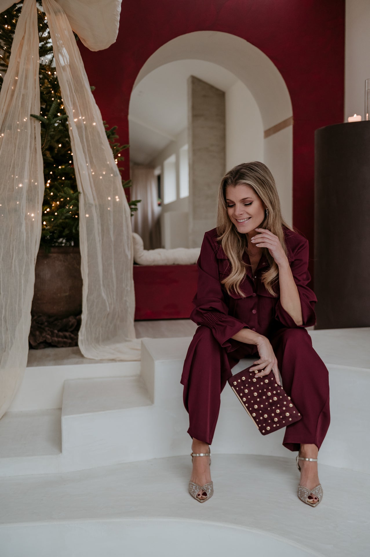 Bidosi jacket I Burgundy