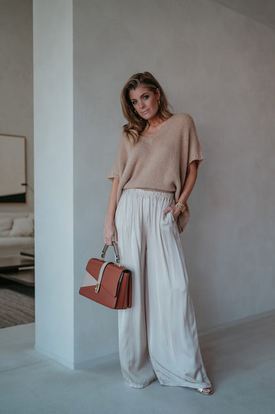Pomata knit I Camel