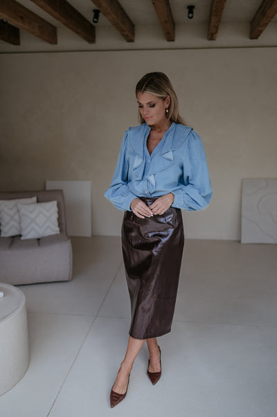 Tendine blouse I Blue