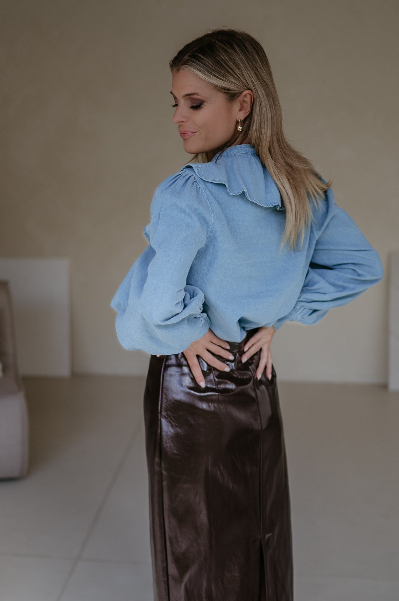 Tendine blouse I Blue