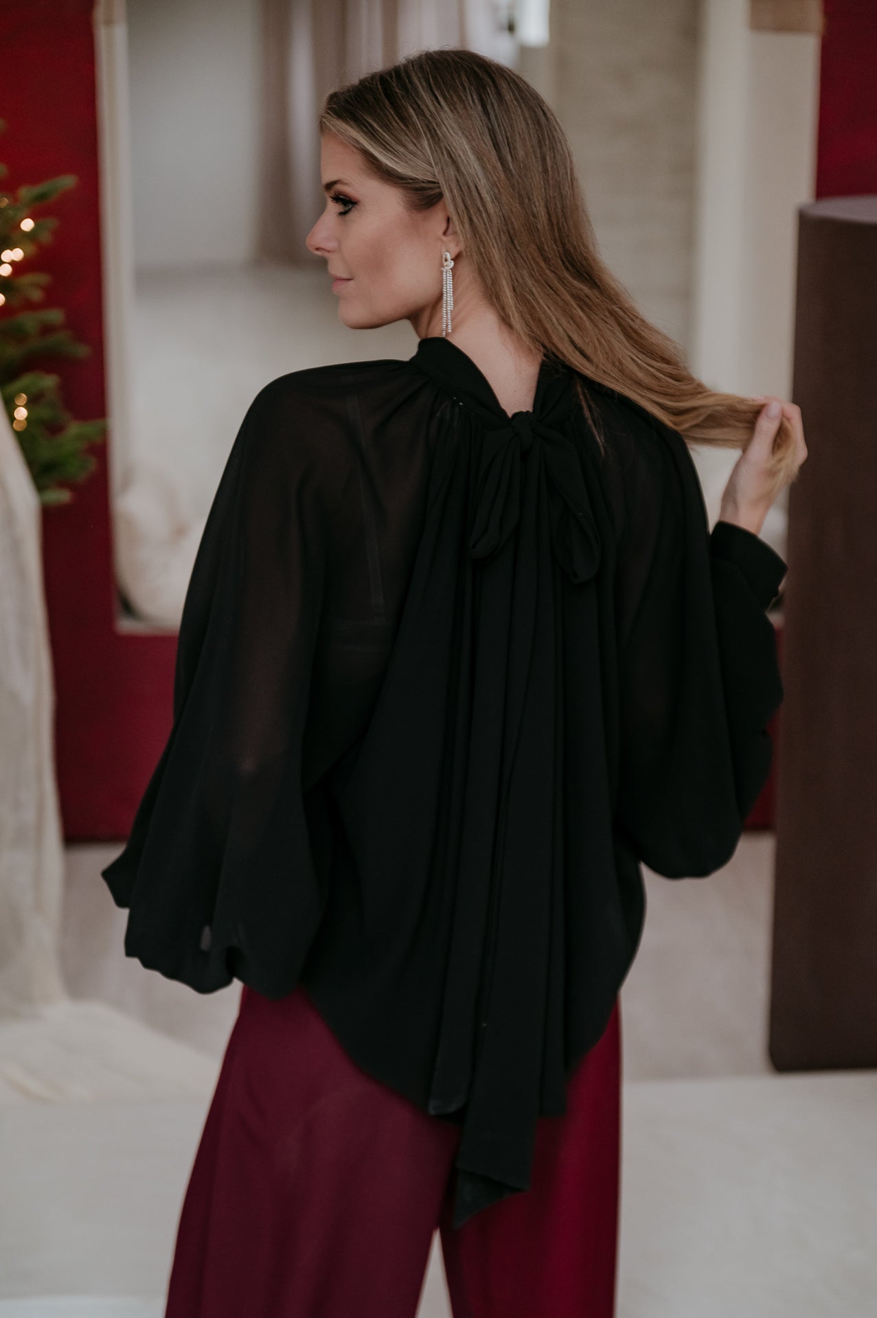 Crove blouse I Black