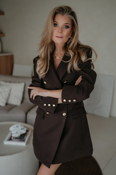 Vedrane dress I Chocolate Brown