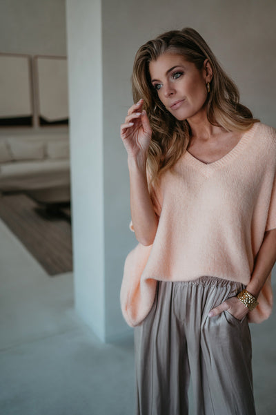 Pomata knit I Peach