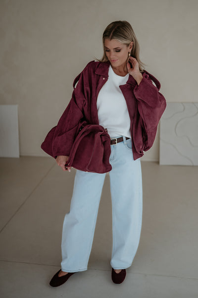 Mormora jacket I Bordeaux