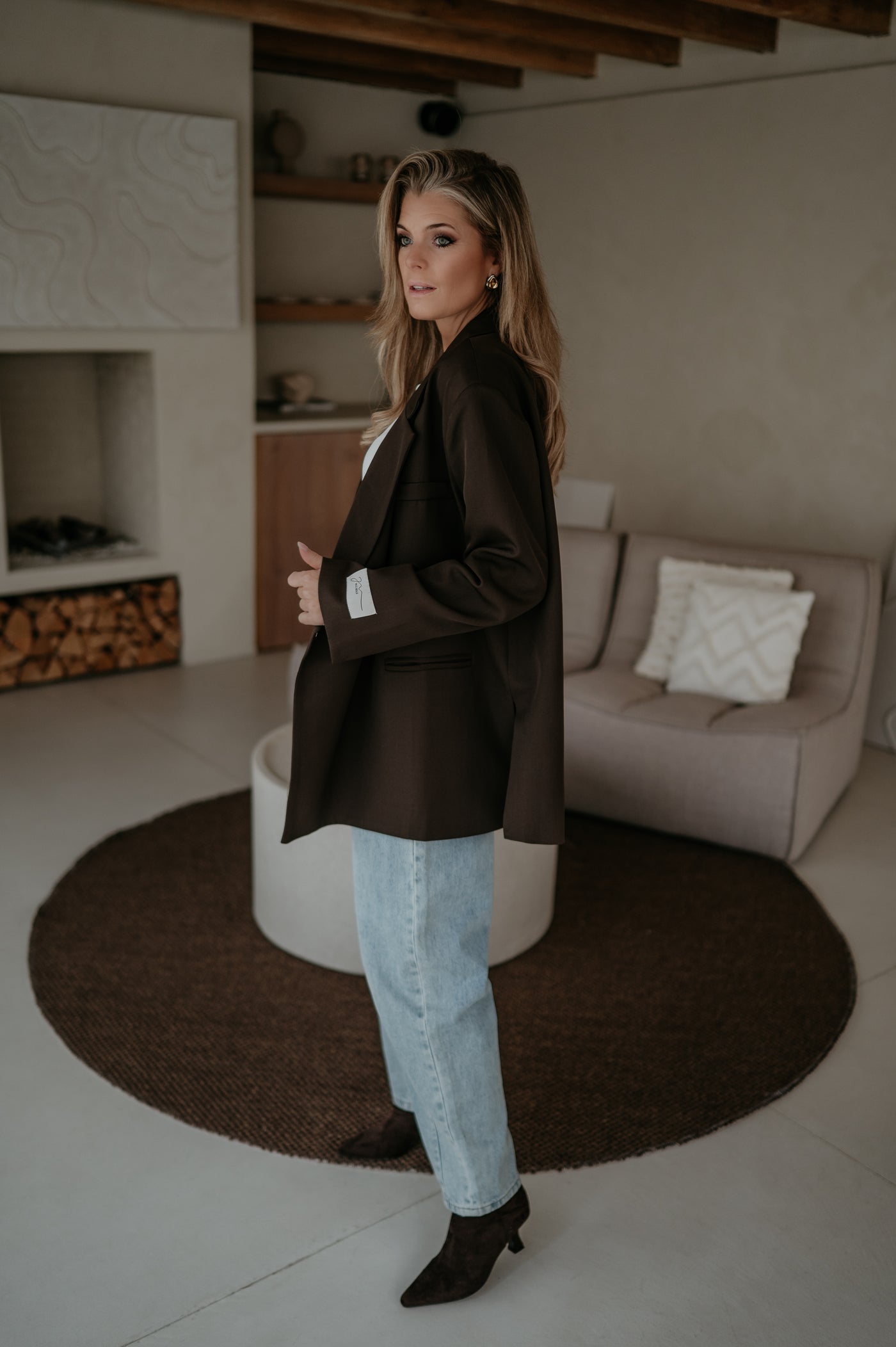 Rabbrivo blazer I Chocolate Brown