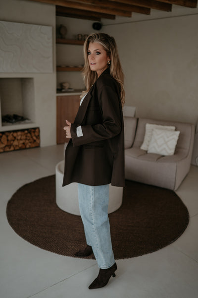 Rabbrivo blazer I Chocolate Brown