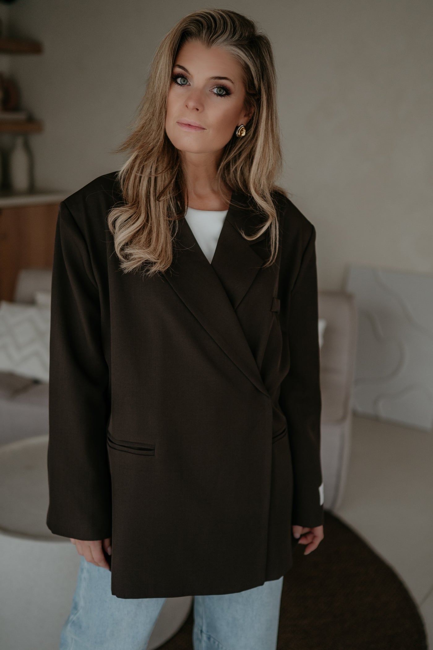 Rabbrivo blazer I Chocolate Brown