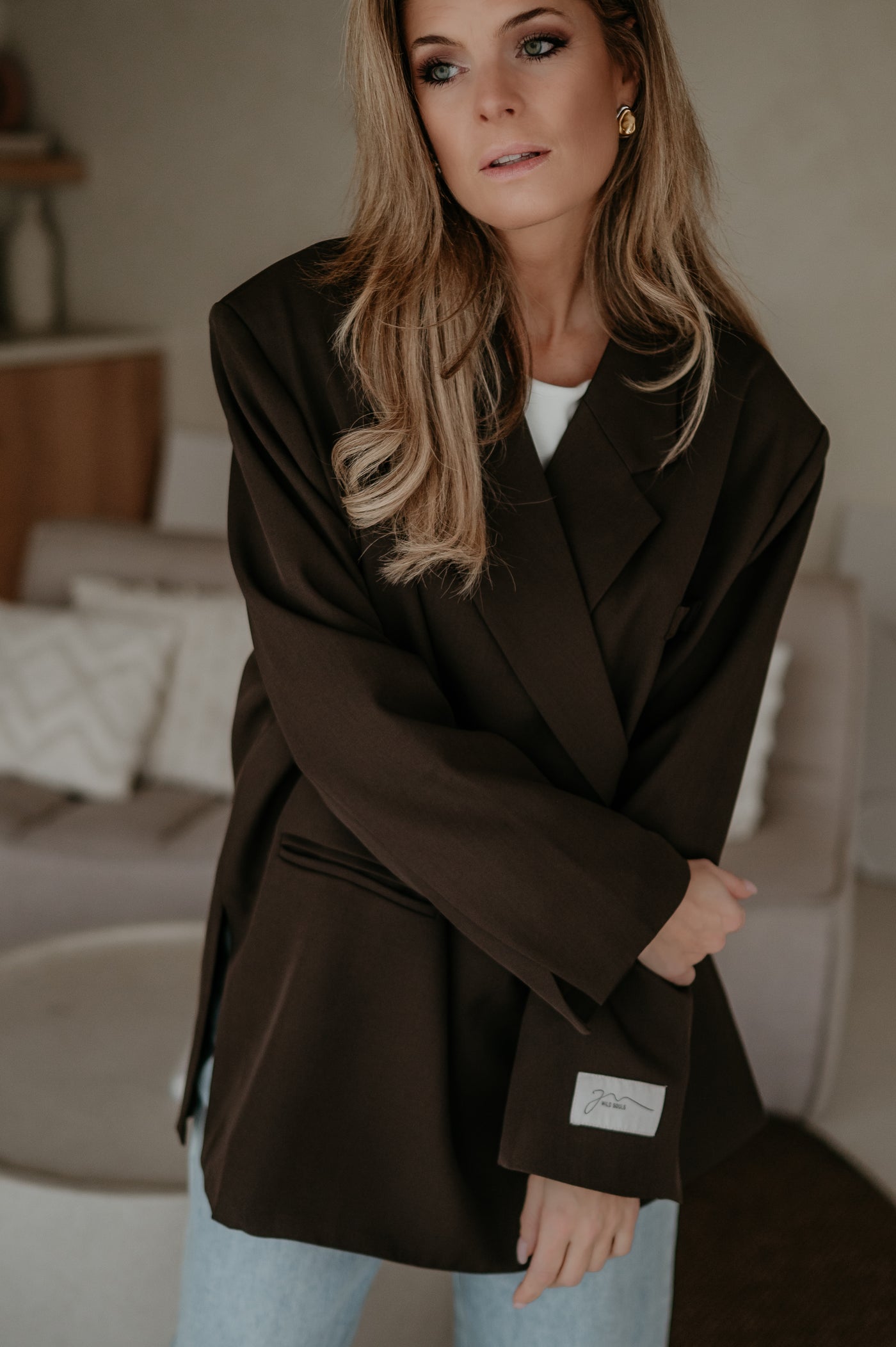 Rabbrivo blazer I Chocolate Brown