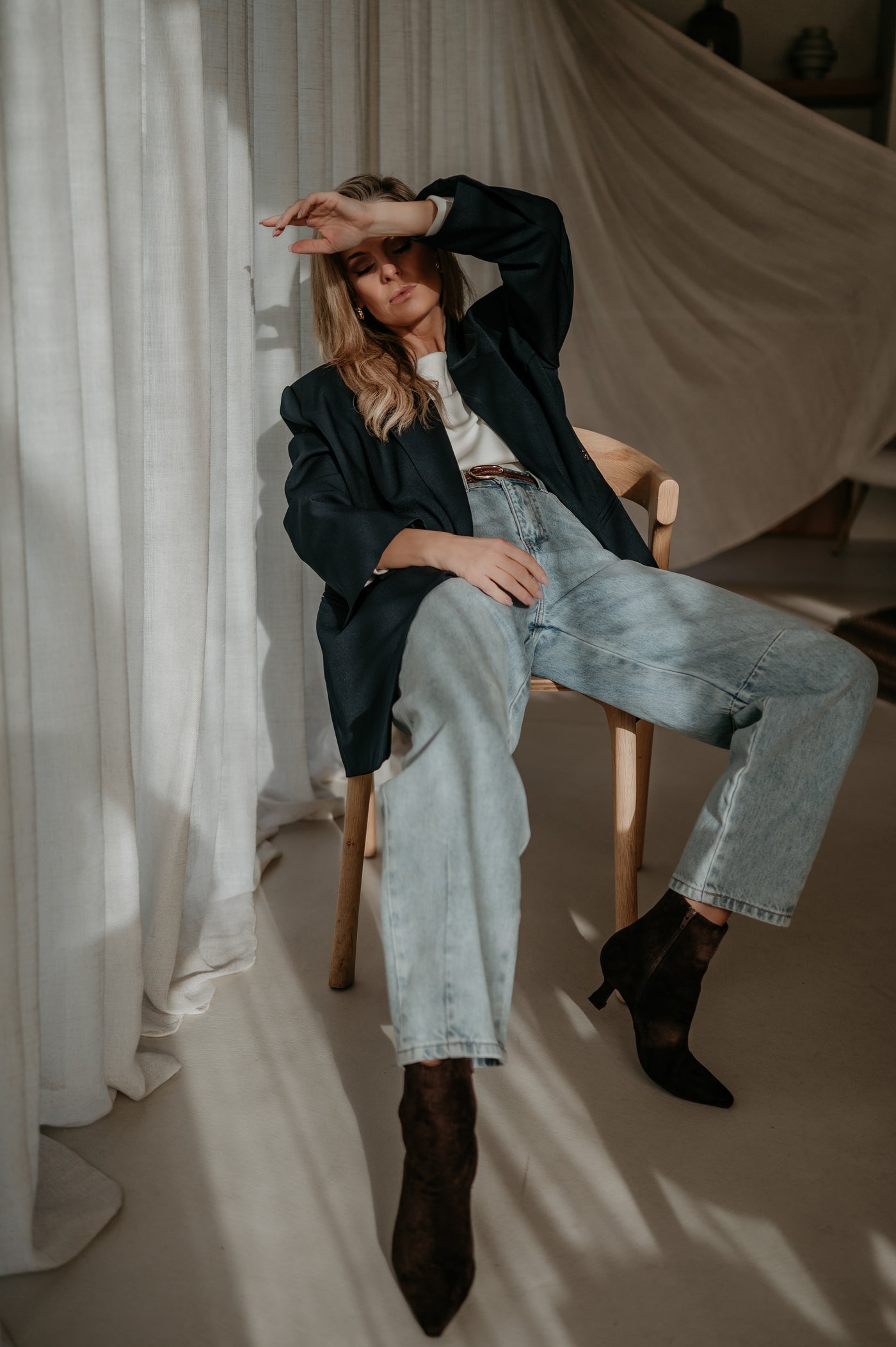 Rabbrivo blazer I Navy Blue