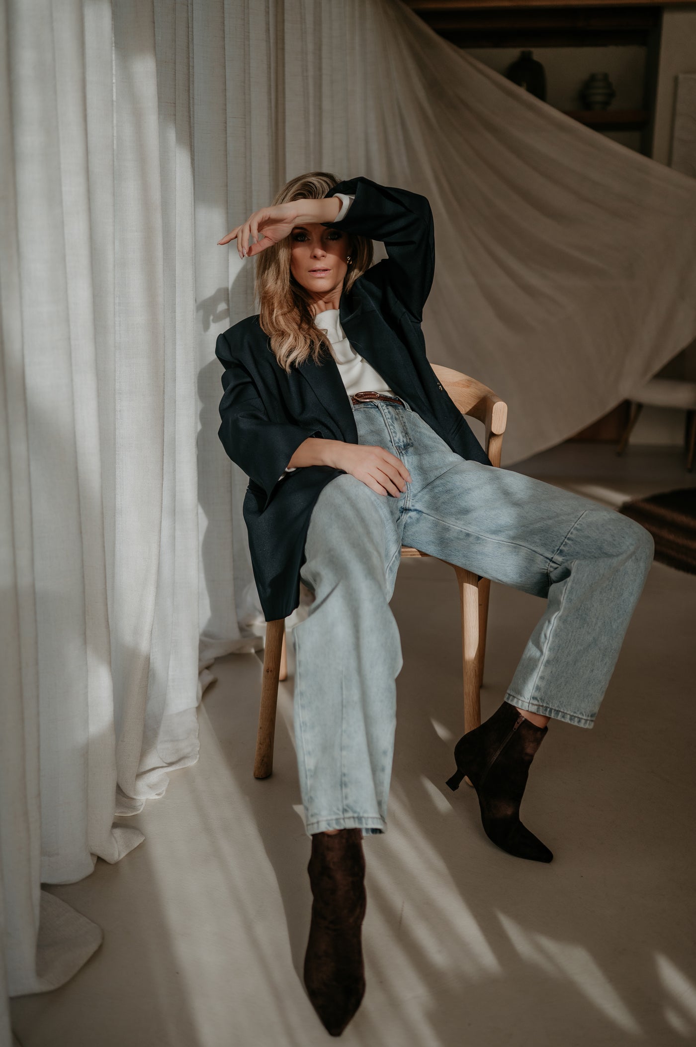 Rabbrivo blazer I Navy Blue