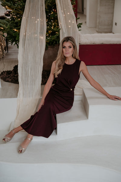 Zine dress I Bordeaux