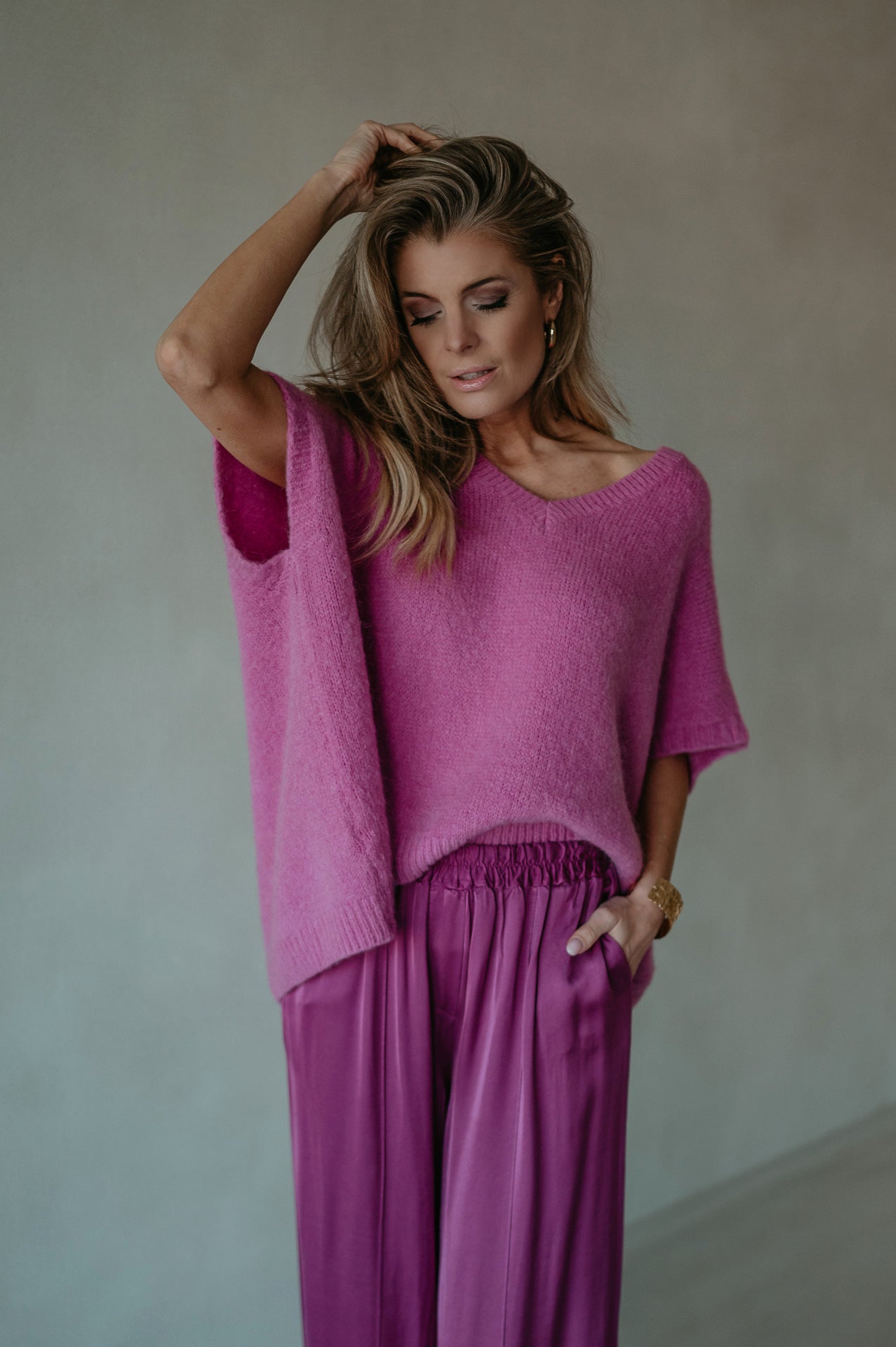 Pomata knit I Violet