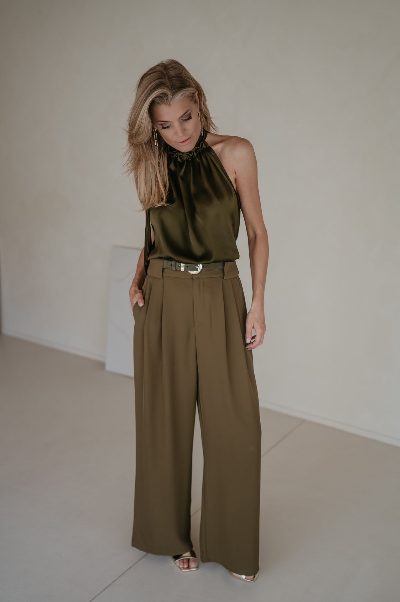 Sopra top I Khaki