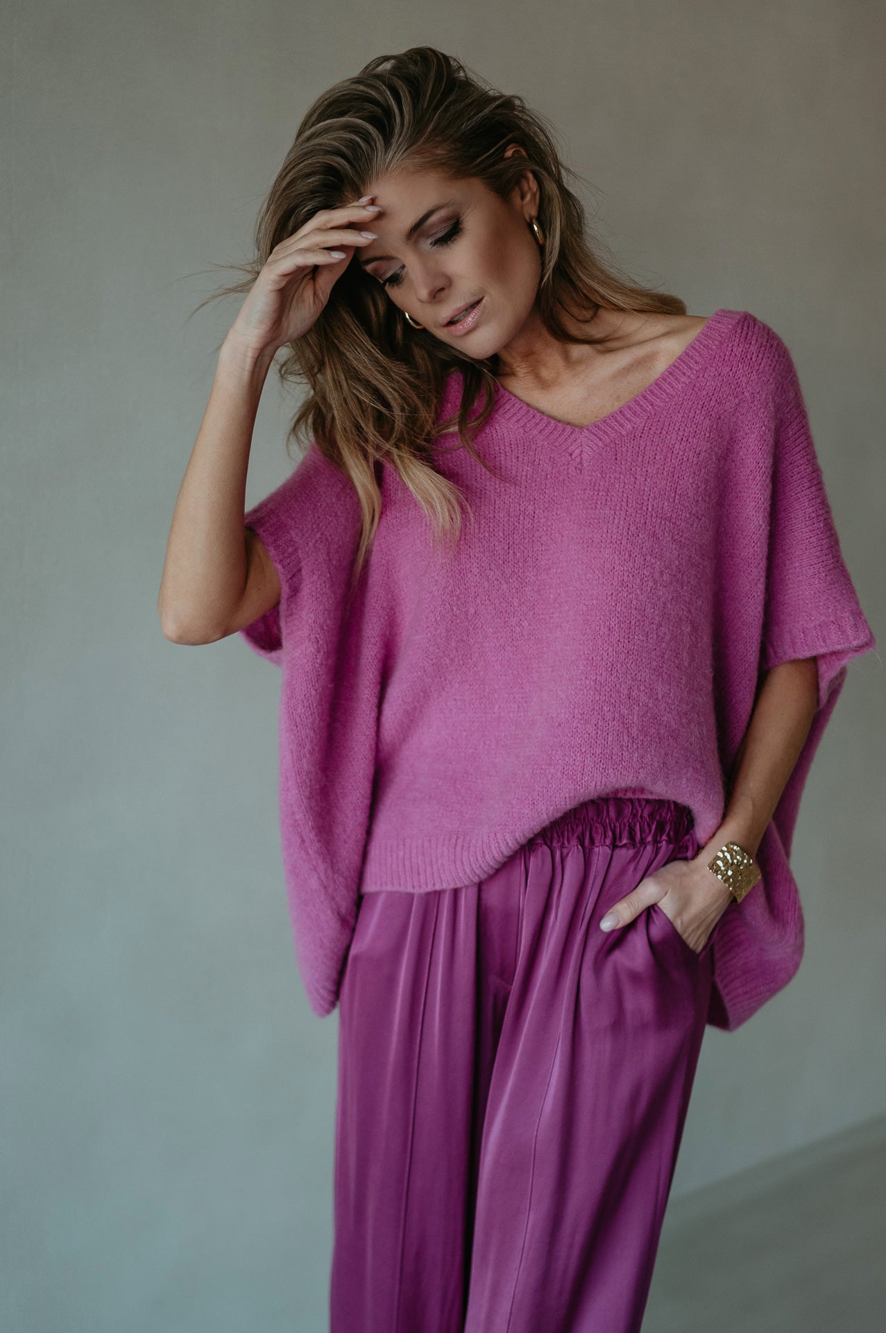 Pomata knit I Violet