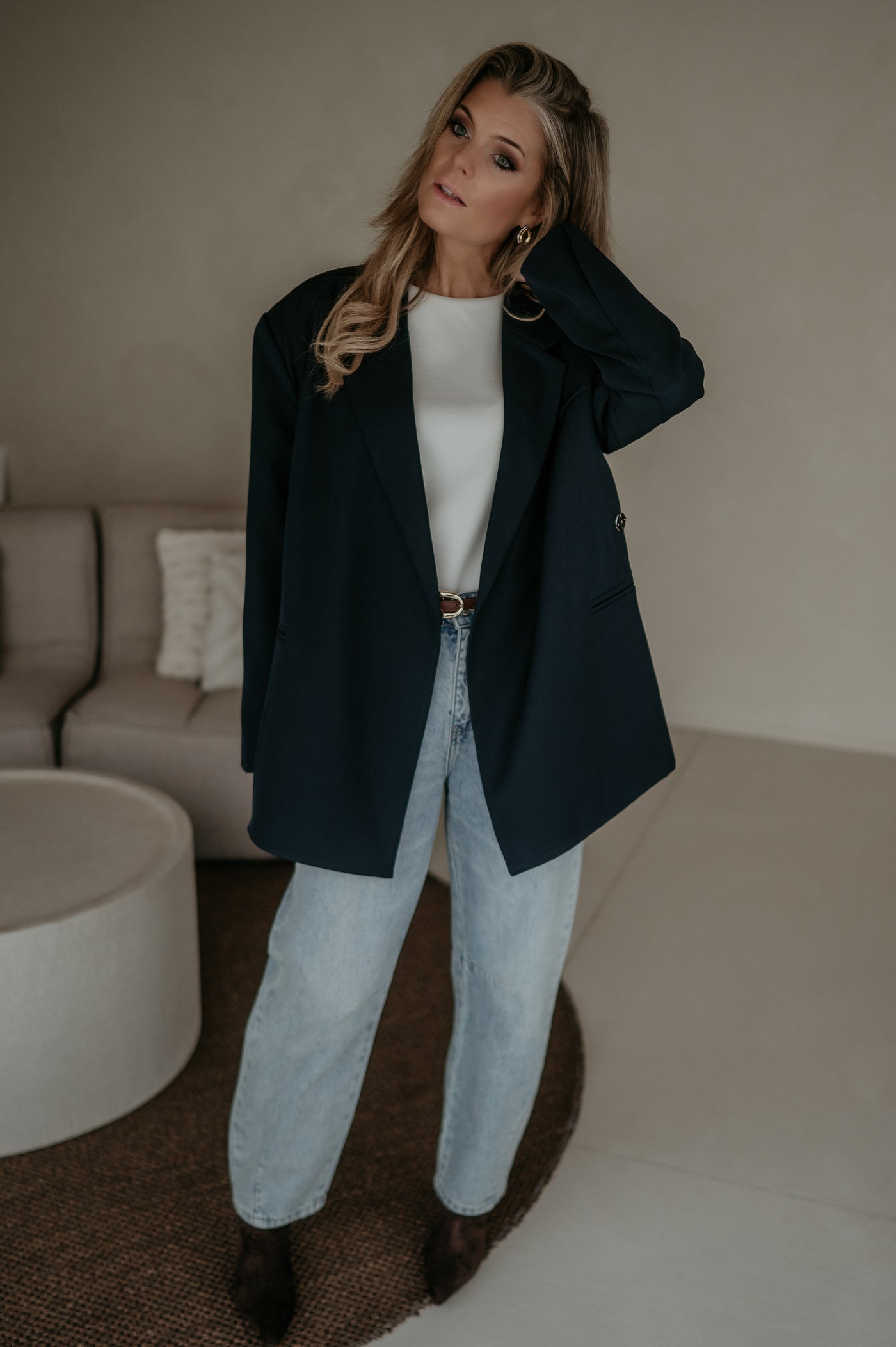 Rabbrivo blazer I Navy Blue