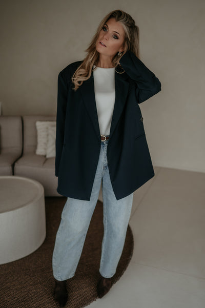 Rabbrivo blazer I Navy Blue