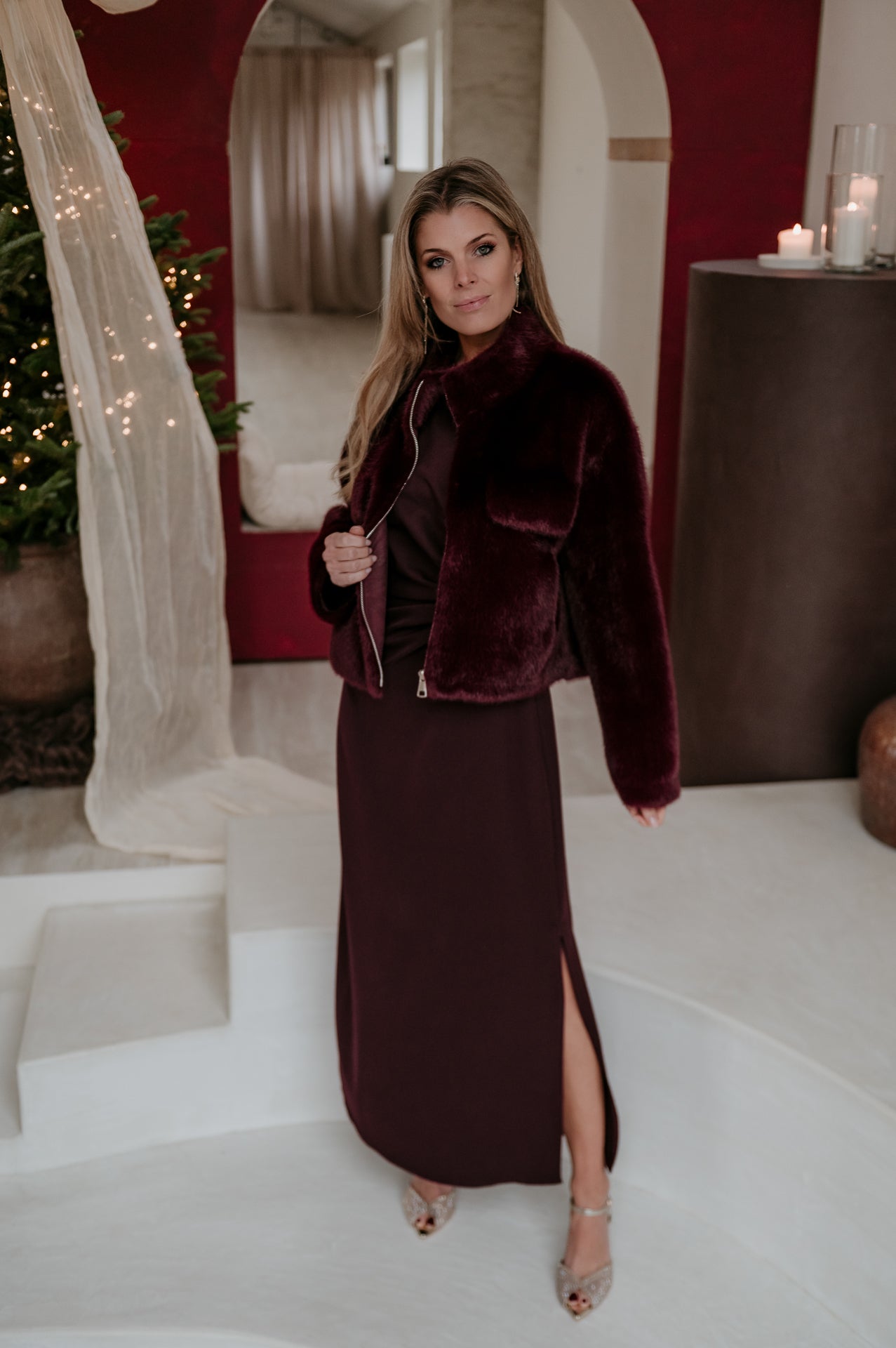 Liante jacket I Bordeaux