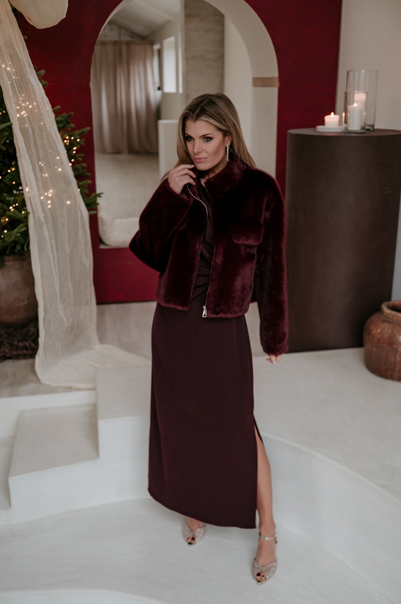 Liante jacket I Bordeaux