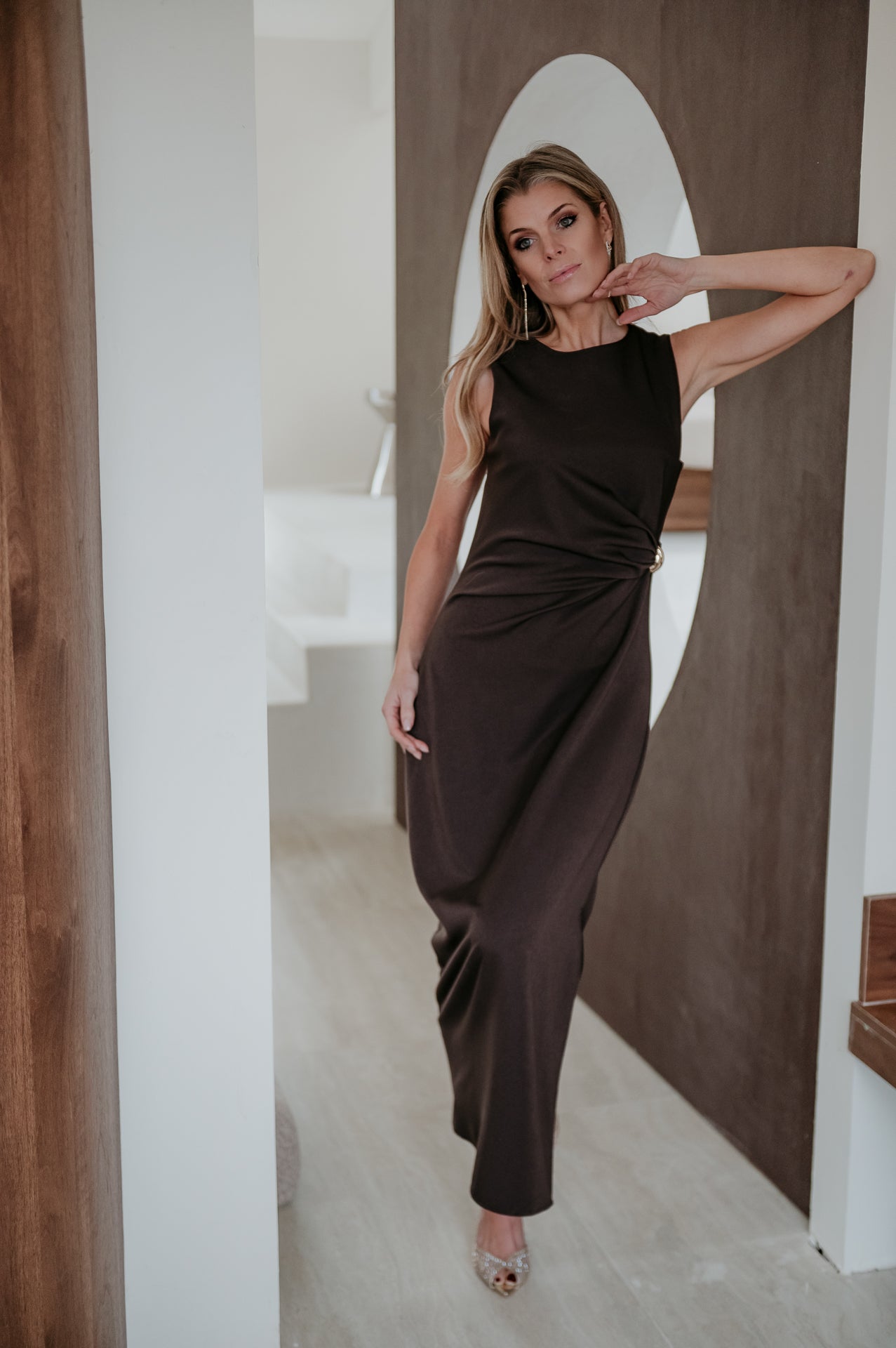 Zine dress I Chocolate Brown